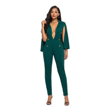 Load image into Gallery viewer, Long Sleeve Bodysuit One Piece Outfit Women Autumn Winter Office - Sophornlilly