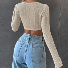 Load image into Gallery viewer, Long Sleeve Stitch T Shirt
