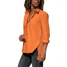 Load image into Gallery viewer, Long Sleeve Blouse Loose