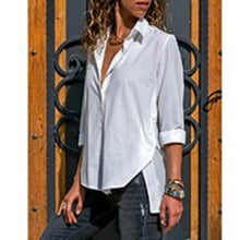 Load image into Gallery viewer, Long Sleeve Blouse Loose