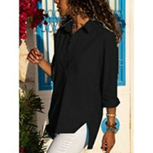 Load image into Gallery viewer, Long Sleeve Blouse Loose