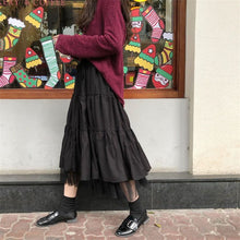 Load image into Gallery viewer, Long Tulle Midi Skirts Womens 2020 Autumn Elastic High Waist Mesh Tutu