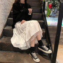 Load image into Gallery viewer, Long Tulle Midi Skirts Womens 2020 Autumn Elastic High Waist Mesh Tutu