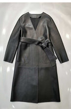 Load image into Gallery viewer, Long style real sheepskin coats women spring new brand genuine leather