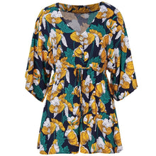 Load image into Gallery viewer, Loose Bohemian Playsuit V-neck Short Sleeve