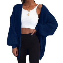 Load image into Gallery viewer, Loose Knitted Cardigan Sweater For Women New Loose Open Stitch - Sophornlilly