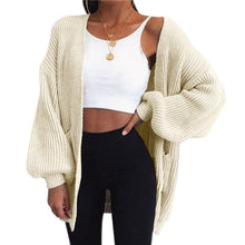Load image into Gallery viewer, Loose Knitted Cardigan Sweater For Women New Loose Open Stitch - Sophornlilly