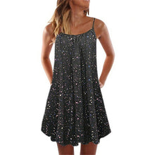 Load image into Gallery viewer, Loose beach skirt, big seesaw fashion, sexy sleeveless dress