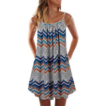 Load image into Gallery viewer, Loose beach skirt, big seesaw fashion, sexy sleeveless dress