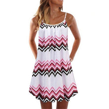 Load image into Gallery viewer, Loose beach skirt, big seesaw fashion, sexy sleeveless dress