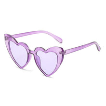 Load image into Gallery viewer, Love Heart Shaped Sunglasses Women Luxury Cat Eye