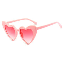 Load image into Gallery viewer, Love Heart Shaped Sunglasses Women Luxury Cat Eye