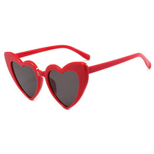 Load image into Gallery viewer, Love Heart Shaped Sunglasses Women Luxury Cat Eye