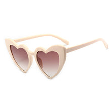 Load image into Gallery viewer, Love Heart Shaped Sunglasses Women Luxury Cat Eye