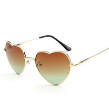 Load image into Gallery viewer, Love Heart Shaped Sunglasses Women Luxury Cat Eye