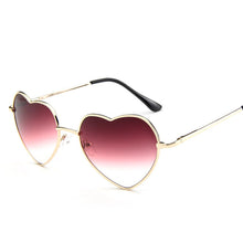 Load image into Gallery viewer, Love Heart Shaped Sunglasses Women Luxury Cat Eye
