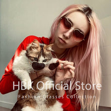 Load image into Gallery viewer, Love Heart Shaped Sunglasses Women Luxury Cat Eye
