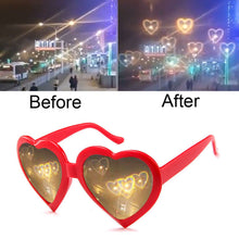 Load image into Gallery viewer, Love Heart Shaped Sunglasses Women Luxury Cat Eye