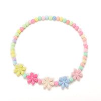 Lovely Colorful Round Flower Bead Jewelry Set Fashion Jewelry Handmade