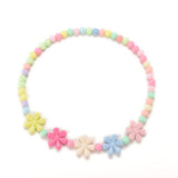 Lovely Colorful Round Flower Bead Jewelry Set Fashion Jewelry Handmade