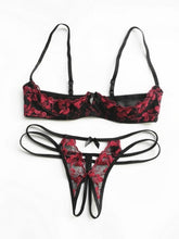 Load image into Gallery viewer, Lovers' Underwear Lace Seductive Women Hollow Out Chest Ultra thin