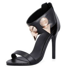 Load image into Gallery viewer, Snake Print Summer Luxury High Heels New Women Sandals - Sophornlilly