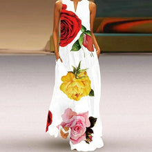 Load image into Gallery viewer, Elegant Casual Vintage Dresses Summer Sleeveless V