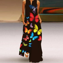 Load image into Gallery viewer, Elegant Casual Vintage Dresses Summer Sleeveless V