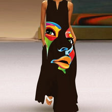 Load image into Gallery viewer, Elegant Casual Vintage Dresses Summer Sleeveless V
