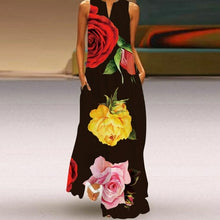 Load image into Gallery viewer, Elegant Casual Vintage Dresses Summer Sleeveless V