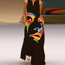 Load image into Gallery viewer, Elegant Casual Vintage Dresses Summer Sleeveless V