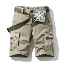 Load image into Gallery viewer, Men Summer New Premium Stretch Twill Cotton Cargo Shorts Men