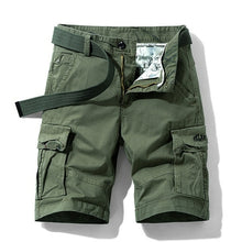 Load image into Gallery viewer, Men Summer New Premium Stretch Twill Cotton Cargo Shorts Men