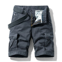 Load image into Gallery viewer, Men Summer New Premium Stretch Twill Cotton Cargo Shorts Men