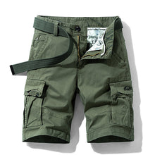 Load image into Gallery viewer, Men Summer New Premium Stretch Twill Cotton Cargo Shorts Men