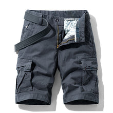 Load image into Gallery viewer, Men Summer New Premium Stretch Twill Cotton Cargo Shorts Men