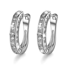Load image into Gallery viewer, Luxury Austria Crystal  Wedding Jewelry Stud Earrings for Women U
