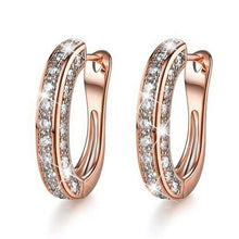 Load image into Gallery viewer, Luxury Austria Crystal  Wedding Jewelry Stud Earrings for Women U