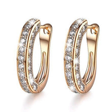 Load image into Gallery viewer, Luxury Austria Crystal  Wedding Jewelry Stud Earrings for Women U