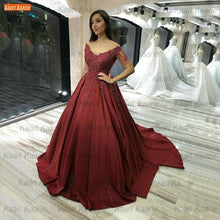Load image into Gallery viewer, Luxury Beading Evening Dresses Off The Shoulder Vestidos De