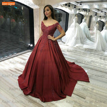 Load image into Gallery viewer, Luxury Beading Evening Dresses Off The Shoulder Vestidos De