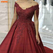 Load image into Gallery viewer, Luxury Beading Evening Dresses Off The Shoulder Vestidos De