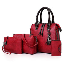 Load image into Gallery viewer, Luxury Brand 4 Psc/set Women's Handbags Large Capacity Women Bag