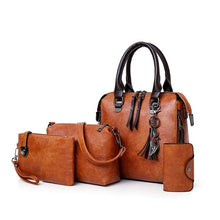 Load image into Gallery viewer, Luxury Brand 4 Psc/set Women's Handbags Large Capacity Women Bag