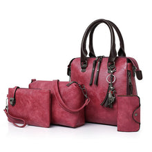 Load image into Gallery viewer, Luxury Brand 4 Psc/set Women's Handbags Large Capacity Women Bag