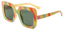 Load image into Gallery viewer, Rainbow Frame Sunglasses Square