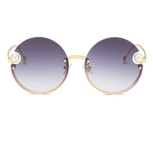 Load image into Gallery viewer, Round Rimless Sunglasses Fashion Retro Metal Frame