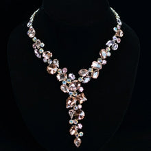 Load image into Gallery viewer, Luxury Colorful Rhinestone Necklace Bridal Jewelry Special Shaped
