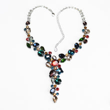 Load image into Gallery viewer, Luxury Colorful Rhinestone Necklace Bridal Jewelry Special Shaped
