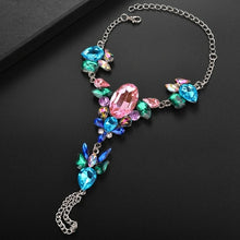 Load image into Gallery viewer, Luxury Crystal Rhinestones Gem Flower Pendant Anklet Chain Ankle
